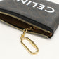 CELINE 10C66 2CA2.38NO Coin purse Triomphe canvas Coin Pocket PVC black Women