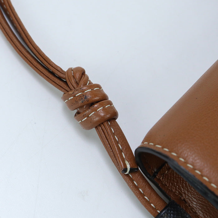 CELINE 10G332CQD.04LU mobile pouch flap Shoulder Bag Triomphe canvas brown Women