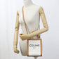 CELINE 193302BNZ.02NT Handbag Minibar Tical Hippo 2WAY mini handbag canvas, Calfskin white Women
