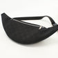 CELINE Belt bag Triomphe body bag canvas black mens