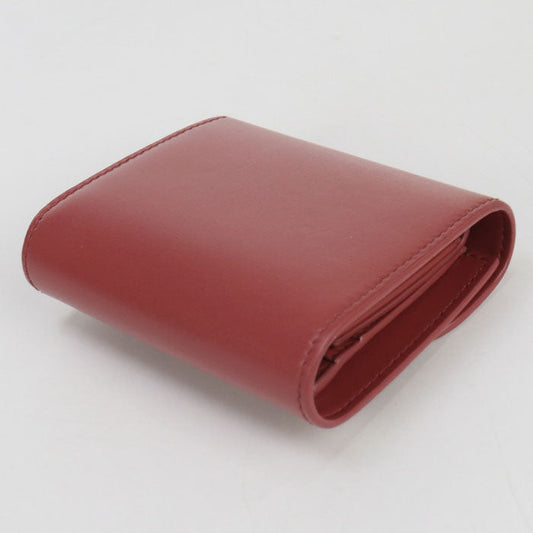 CELINE 10D78 3DPV Small flap wallet Three fold wallet Calfskin pink Women
