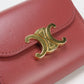 CELINE 10D78 3DPV Small flap wallet Three fold wallet Calfskin pink Women