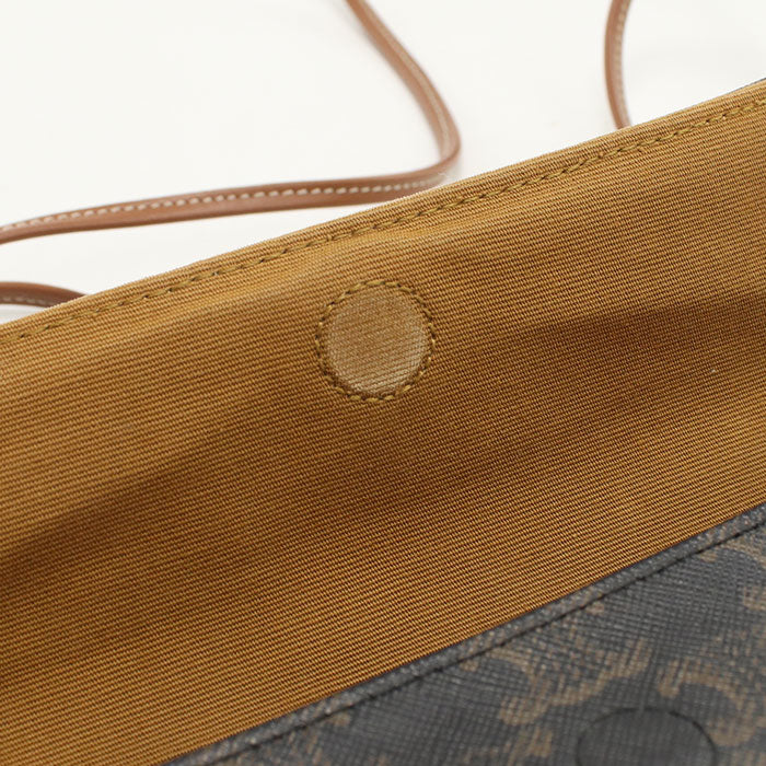 CELINE Triomphe canvas Diagonal shoulder bag Triomphe canvas brown Women