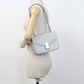 CELINE 18725 3BFB Chain Shoulder Bag leather gray Women