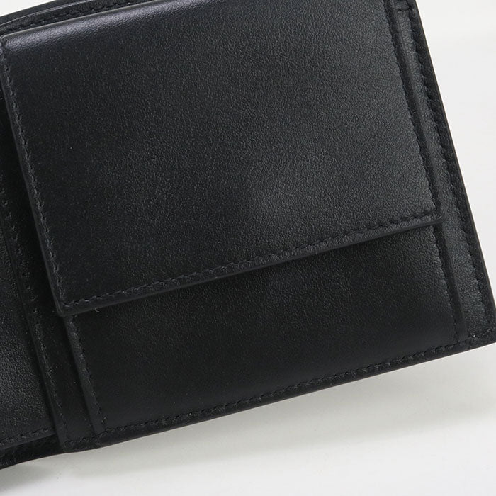 CELINE 10C87 3FQB 38SI Bi-fold wallet Triomphe embossed Calfskin black mens