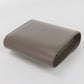 CELINE 10D783DPV.18GT Small flap wallet Triomphe Three fold leather gray Women