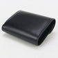 CELINE 10D78 3DPV Tri-fold wallet Triomphe Small flap wallet Calfskin black Women