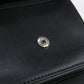 CELINE 10D78 3DPV Tri-fold wallet Triomphe Small flap wallet Calfskin black Women