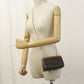 CELINE 10E382CBX.04LU Chain clutch Triomphe canvas Diagonal shoulder bag Brown Women
