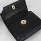 CHANEL 28592471 Small Matrasse Three fold wallet lambskin black Women