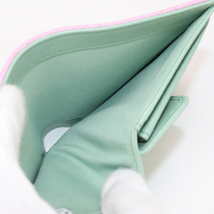 CHANEL AP3185 Small wallet COCO Mark Folded wallet/caviar pink Women