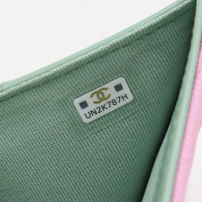 CHANEL AP3185 Small wallet COCO Mark Folded wallet/caviar pink Women