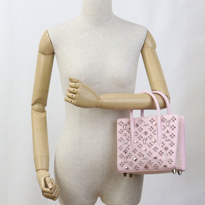 Christian Louboutin CLO93964 2WAY Paloma Mini Handbag leather pink Women