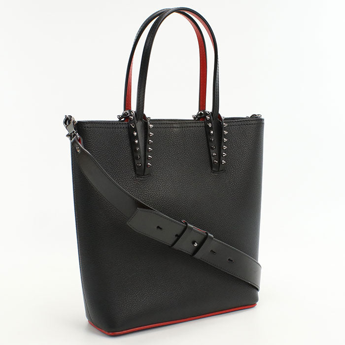 Christian Louboutin 2WAY Kabata Tote Bag Calfskin black Women