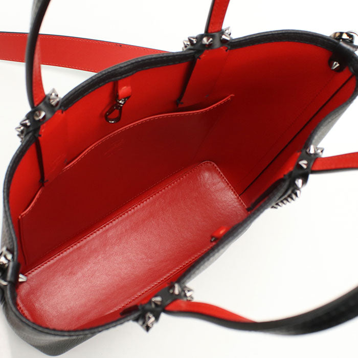 Christian Louboutin 2WAY Kabata Tote Bag Calfskin black Women