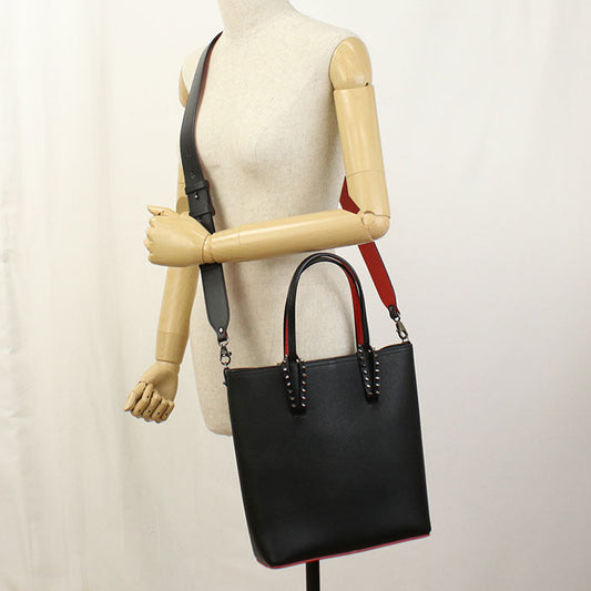 Christian Louboutin 2WAY Kabata Tote Bag Calfskin black Women