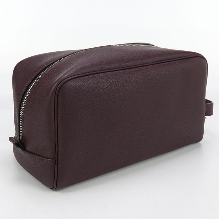 FENDI 7AS378 APDR business bag Clutch leather Wine Red mens