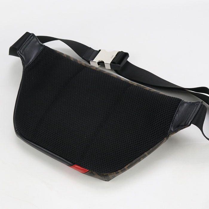 FENDI 7VA434 A9XS Belt bag Diagonal body bag PVC/leather Brown mens