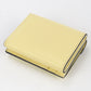 FENDI 8M0480 ALV4 FF Diamond Three fold wallet leather Yellow Women