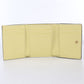 FENDI 8M0480 ALV4 FF Diamond Three fold wallet leather Yellow Women