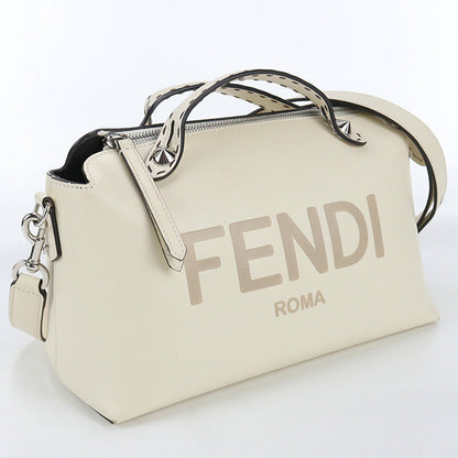 FENDI 8BL146 AC9L By the way medium Handbag Shoulder bag leather White Women