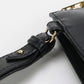FENDI 7VA491 Clutch bag FENDACE Second bag leather black unisex