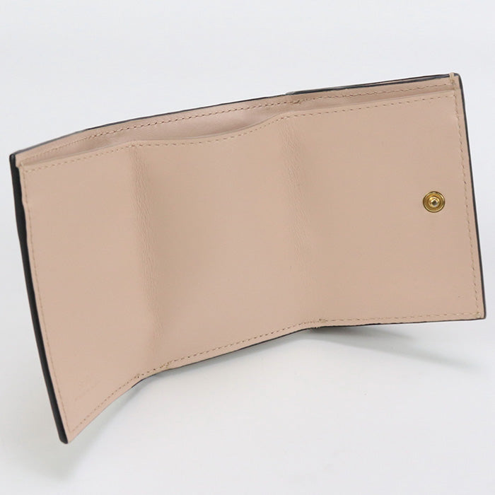FENDI 8M0395 FENDI ROMA Tri-fold wallet with coin purse leather pink Women
