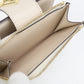 FENDI 8M0490 Bi-fold wallet FF Diamond Two-tone flap wallet leather white Women