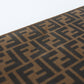 FENDI 8N0149 AFIS Slim Clutch Medium Flat baguette leather brown Women
