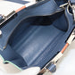 FENDI 8BH333 5QT 2WAY Tote Bag shoulder bag Trois Jules  leather Blue Women