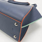 FENDI 8BH333 5QT 2WAY Tote Bag shoulder bag Trois Jules  leather Blue Women