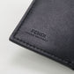 FENDI 8M0395 Tri-fold wallet F is Fendi Flap wallet leather black Women