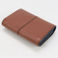 FENDI 8M0416 Business card holder A5DY Peekaboo Card Case Calf leather Brown Women