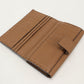 FENDI 8M0308 SFR Continental Peekaboo Long wallet double Calfskin brown