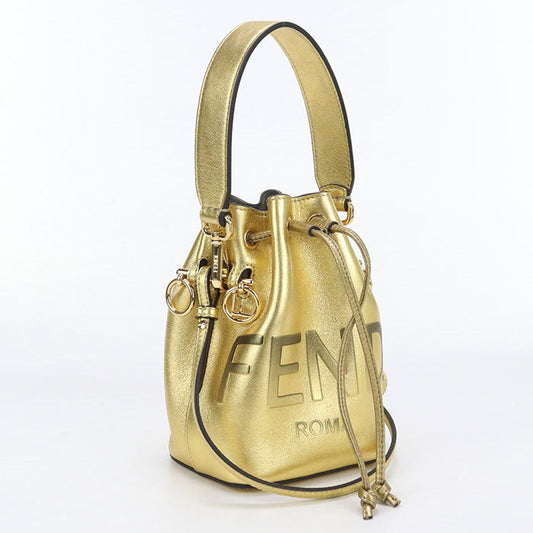 FENDI FE88657 Mini Montresor Handbag leather gold Women