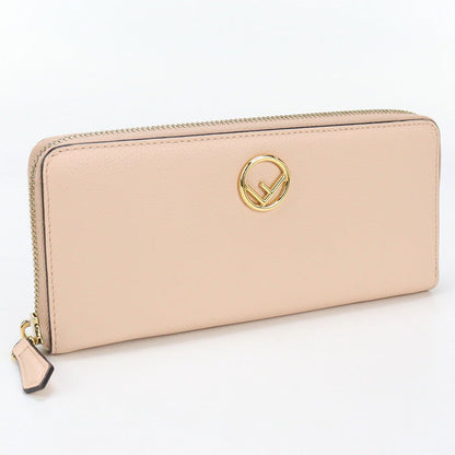 FENDI 8M0406 A18B Zip Around Wallet F is Fendi PurseZip leather Pink Women