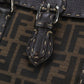 FENDI 8BR486 Handbag Selleria Mini Linda Tote Bag leather,Nylon jacquard Brown Women