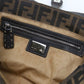 FENDI 8BR486 Handbag Selleria Mini Linda Tote Bag leather,Nylon jacquard Brown Women