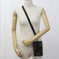 FENDI 7AS120 Shoulder Bag Zucca Phone holder leather black mens(unisex)