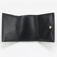 FENDI 8M0395 AAYZ Tri-fold wallet logo Mini Wallet leather black Women(unisex)
