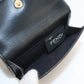 FENDI 8M0395 AAYZ Tri-fold wallet logo Mini Wallet leather black Women(unisex)