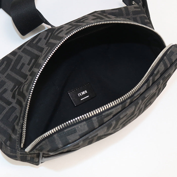 FENDI FE93302 Belt bag Zucca body bag/Belt bag gray mens