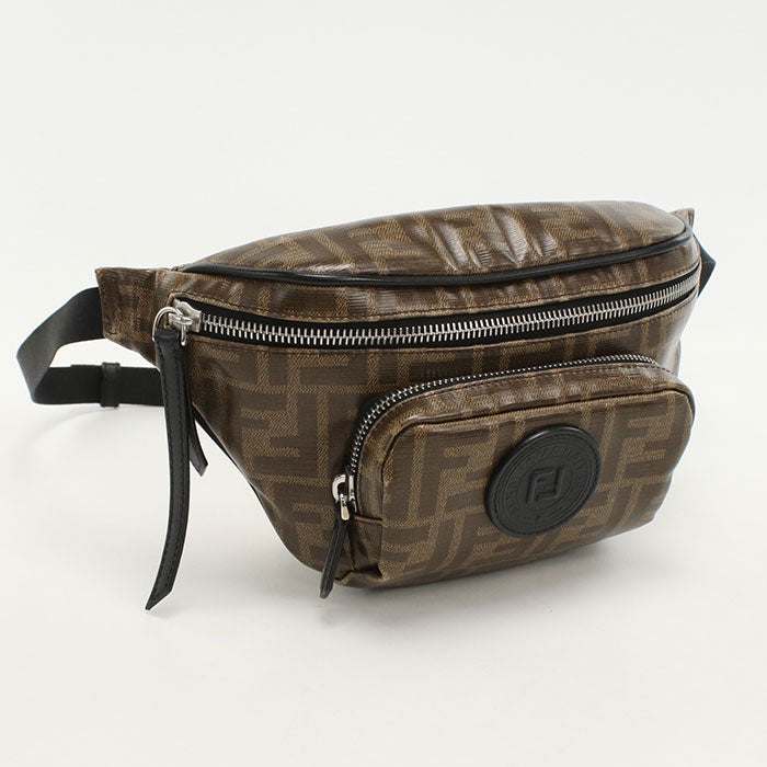 FENDI 7VA446 body bag Zucca Belt bag/Crossbody bag PVC Brown mens(unisex)