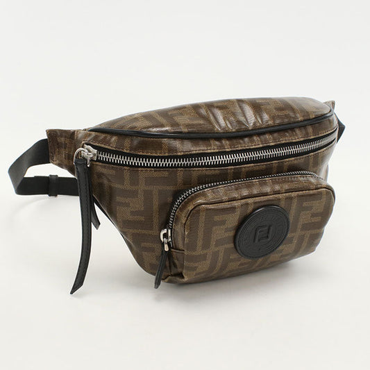 FENDI 7VA446 body bag Zucca Belt bag/Crossbody bag PVC Brown mens(unisex)