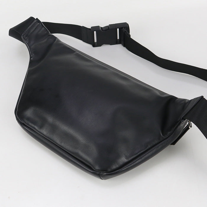 FENDI 7VA434 A72K Belt Bug Monster bugs eye body bag leather black mens