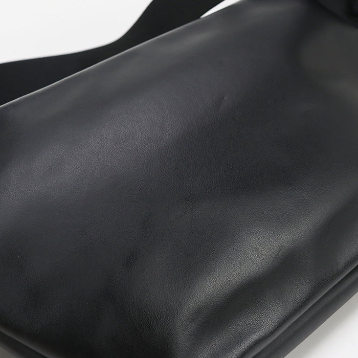 FENDI 7VA434 A72K Belt Bug Monster bugs eye body bag leather black mens