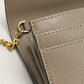 FENDI 8M0365 A18B F is Fendi Chain wallet leather beige Women
