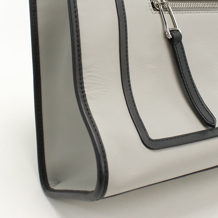 FENDI 8BH343 SIZ F1373 Tote Bag Runaway 2WAYTote Bag leather gray Women