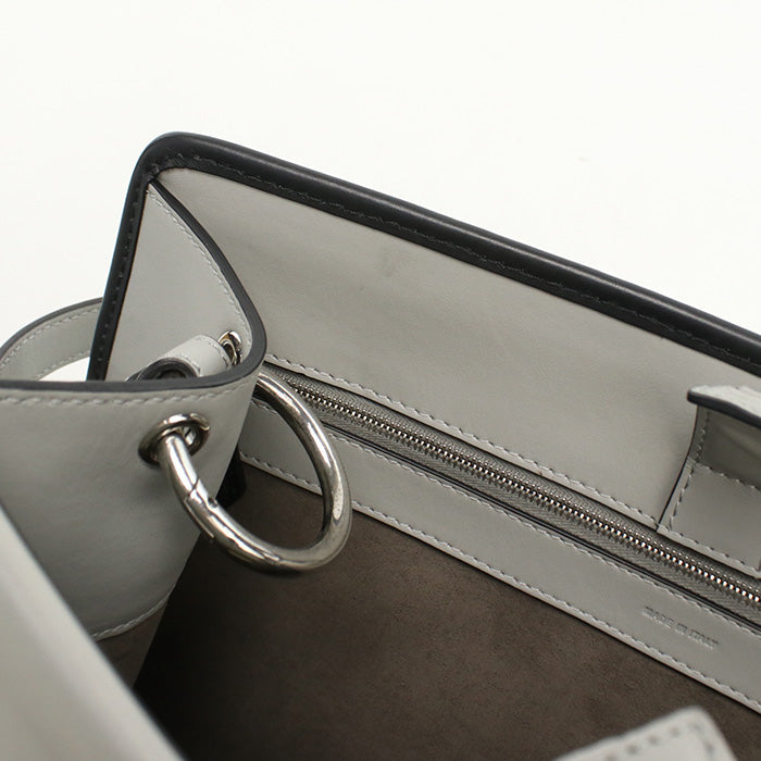 FENDI 8BH343 SIZ F1373 Tote Bag Runaway 2WAYTote Bag leather gray Women