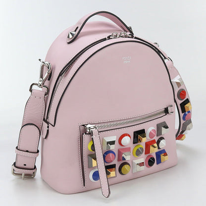 FENDI 8BT281 2WAY Shoulder Bag leather pink Women
